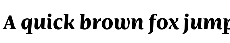 Preview of FONTSPRING DEMO - Nomada Serif Bold Italic font