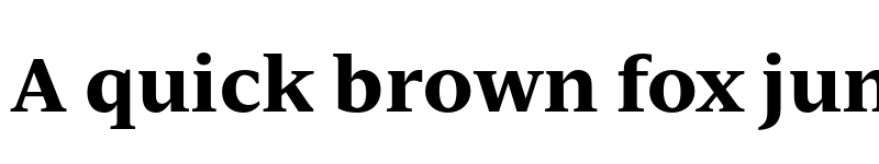 Preview of FONTSPRING DEMO - Nomada Serif Bold font