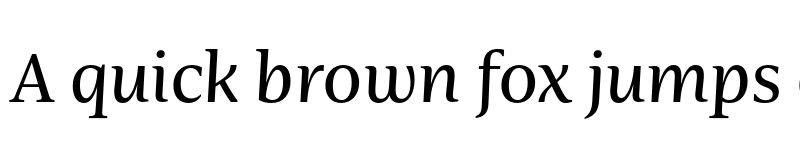 Preview of FONTSPRING DEMO - Nomada Serif Italic font