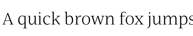 Preview of FONTSPRING DEMO - Nomada Serif Thin Regular font