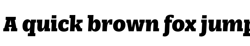 Preview of FONTSPRING DEMO - Nomada Slab Black Italic font