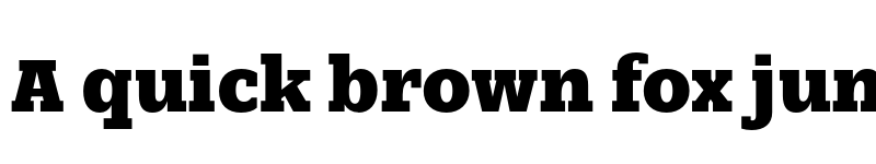 Preview of FONTSPRING DEMO - Nomada Slab Black Regular font