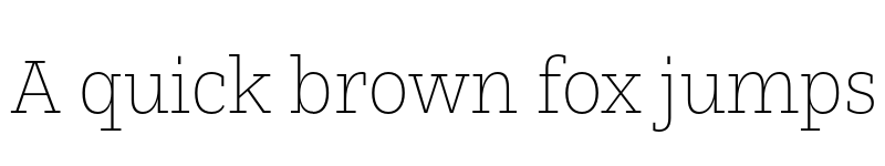 Preview of FONTSPRING DEMO - Nomada Slab Extrathin Regular font