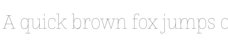 Preview of FONTSPRING DEMO - Nomada Slab Hairline Regular font