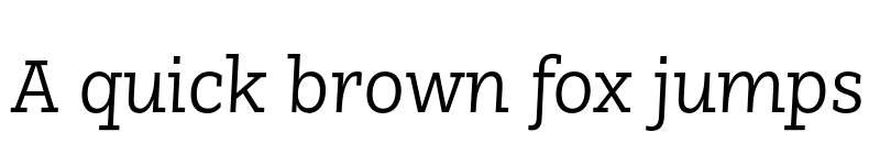 Preview of FONTSPRING DEMO - Nomada Slab Light Italic font