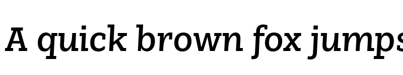 Preview of FONTSPRING DEMO - Nomada Slab Medium Italic font