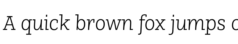 Preview of FONTSPRING DEMO - Nomada Slab Thin Italic font