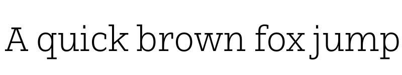 Preview of FONTSPRING DEMO - Nomada Slab Thin Regular font