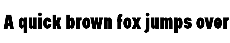 Preview of FONTSPRING DEMO - Nominee Black Condensed Regular font