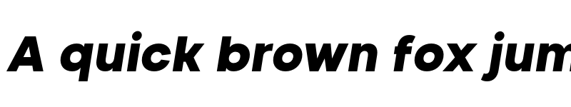 Preview of FONTSPRING DEMO - Nominee Black Italic font