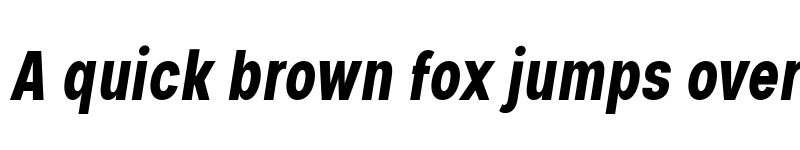 Preview of FONTSPRING DEMO - Nominee Bold Condensed Italic font