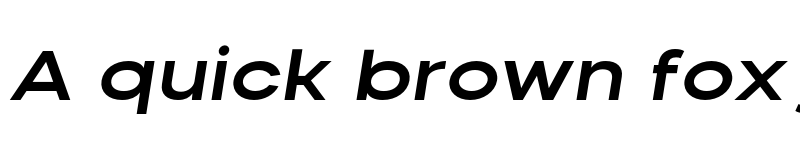 Preview of FONTSPRING DEMO - Nominee Extended Bold Italic font