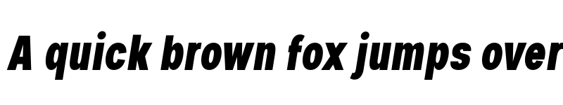 Preview of FONTSPRING DEMO - Nominee Extra Bold Condensed Italic font