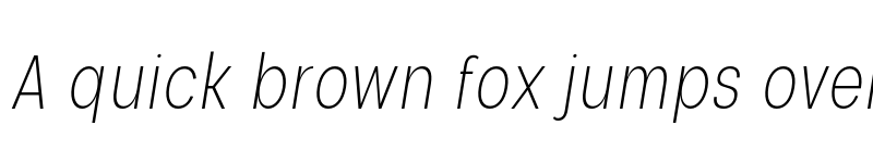Preview of FONTSPRING DEMO - Nominee Extra Light Condensed Italic font