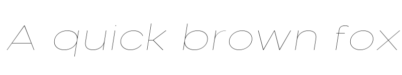 Preview of FONTSPRING DEMO - Nominee Hairline Extended Italic font