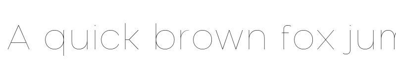 Preview of FONTSPRING DEMO - Nominee Hairline Regular font