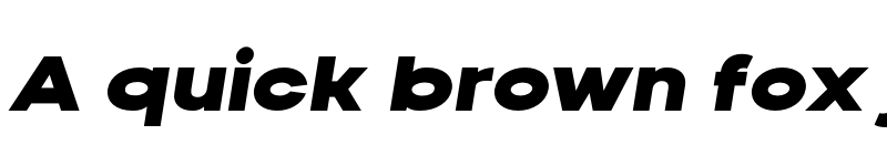 Preview of FONTSPRING DEMO - Nominee Heavy Extended Italic font