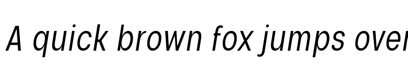 Preview of FONTSPRING DEMO - Nominee Light Condensed Italic font