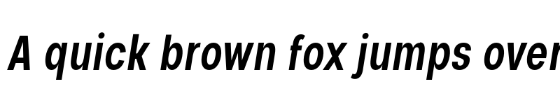 Preview of FONTSPRING DEMO - Nominee Medium Condensed Italic font