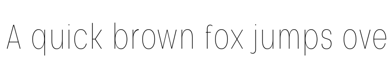 Preview of FONTSPRING DEMO - Nominee Thin Condensed Regular font