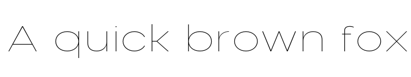 Preview of FONTSPRING DEMO - Nominee Thin Extended Regular font