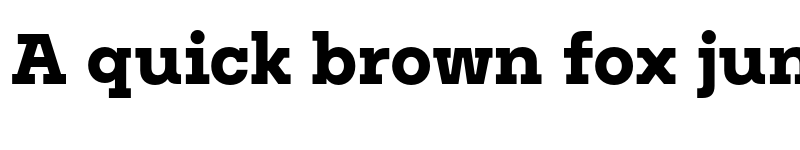 Preview of FONTSPRING DEMO - Nomos Slab ExtraBold Regular font