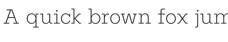 Preview of FONTSPRING DEMO - Nomos Slab ExtraLight Regular font