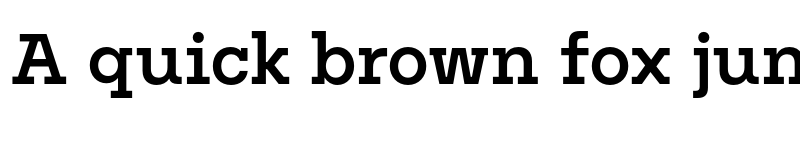 Preview of FONTSPRING DEMO - Nomos Slab SemiBold Regular font