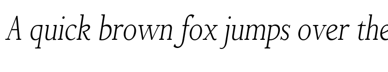 Preview of FONTSPRING DEMO - Non Solus Light Italic font