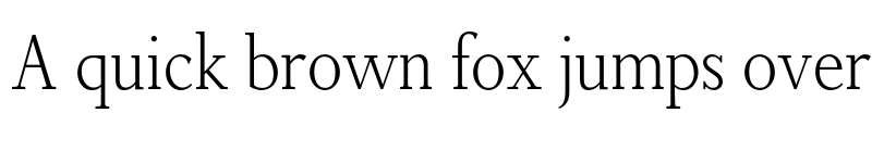 Preview of FONTSPRING DEMO - Non Solus Light font