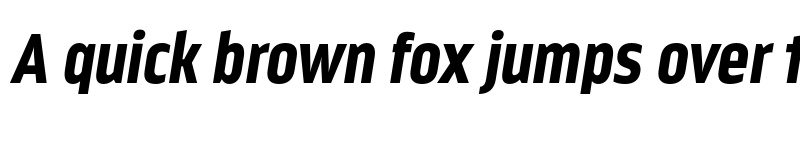 Preview of FONTSPRING DEMO - Nordikka Black Italic font