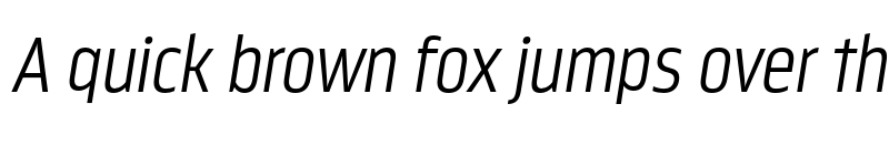 Preview of FONTSPRING DEMO - Nordikka Light Italic font