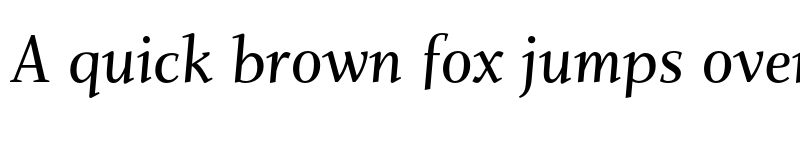 Preview of FONTSPRING DEMO - Nosta Rg Italic font