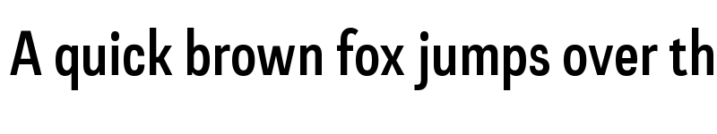Preview of FONTSPRING DEMO - Nova Grotesk Condensed Bold Regular font