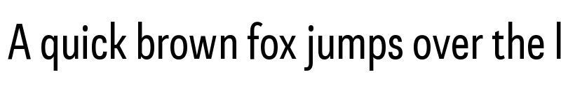 Preview of FONTSPRING DEMO - Nova Grotesk Condensed Regular font