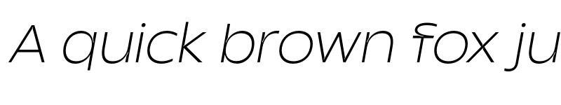Preview of FONTSPRING DEMO - Nova Klasse Thin Oblique Regular font