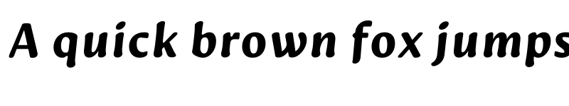 Preview of FONTSPRING DEMO - Novaletra Sans CF Heavy Italic font