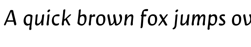 Preview of FONTSPRING DEMO - Novaletra Sans CF Light Italic font