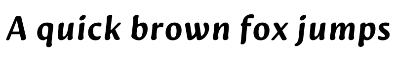 Preview of FONTSPRING DEMO - Novaletra Sans CF Medium Bold Italic font