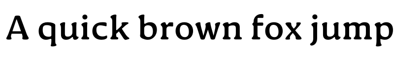 Preview of FONTSPRING DEMO - Novaletra Serif CF Demi Bold Regular font