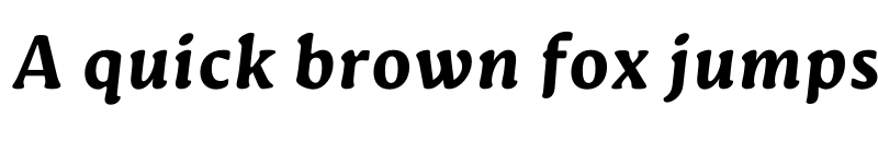 Preview of FONTSPRING DEMO - Novaletra Serif CF Ext Bold Italic font