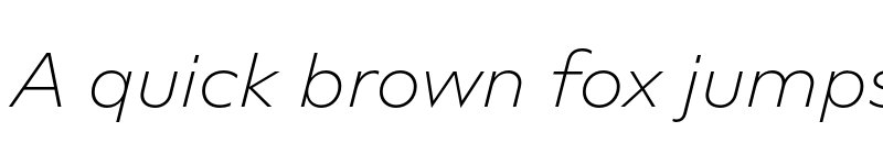 Preview of FONTSPRING DEMO - Novera Classic ExtraLight Italic font