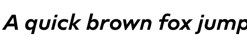 Preview of FONTSPRING DEMO - Novera Modern Bold Italic font