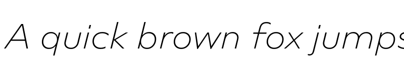 Preview of FONTSPRING DEMO - Novera Modern ExtraLight Italic font