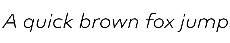 Preview of FONTSPRING DEMO - Novera Modern Light Italic font