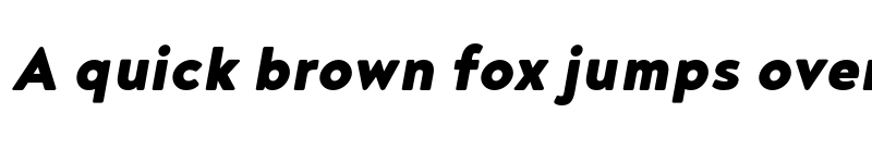 Preview of FONTSPRING DEMO - Noyh Black Bold Italic font