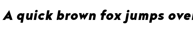 Preview of FONTSPRING DEMO - Noyh Geometric Black Italic font