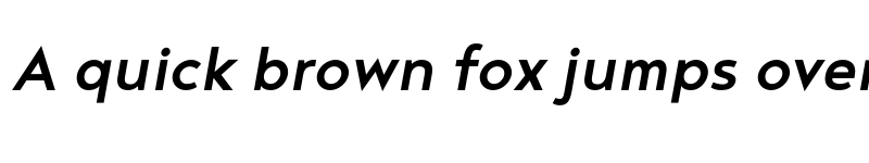 Preview of FONTSPRING DEMO - Noyh Geometric Medium Italic font