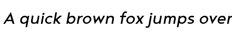 Preview of FONTSPRING DEMO - Noyh Geometric Regular Italic font