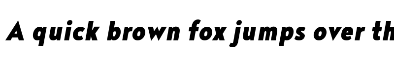 Preview of FONTSPRING DEMO - Noyh Geometric Slim Black Italic font